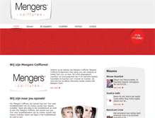 Tablet Screenshot of mengerscoiffures.nl